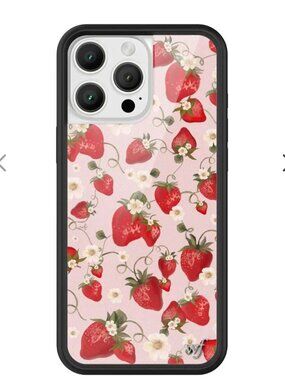 Wildflower Strawberry Fields iPhone 14 pro Case